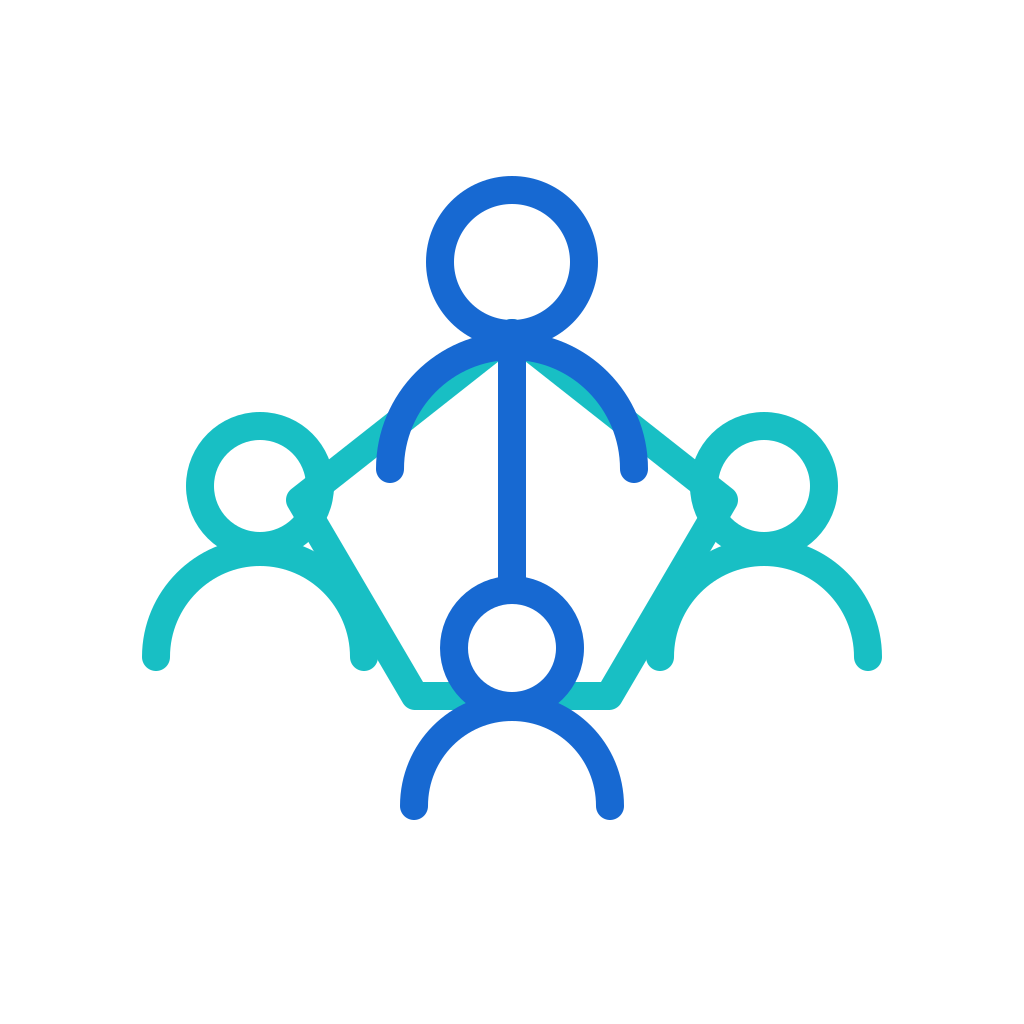 networking line icon