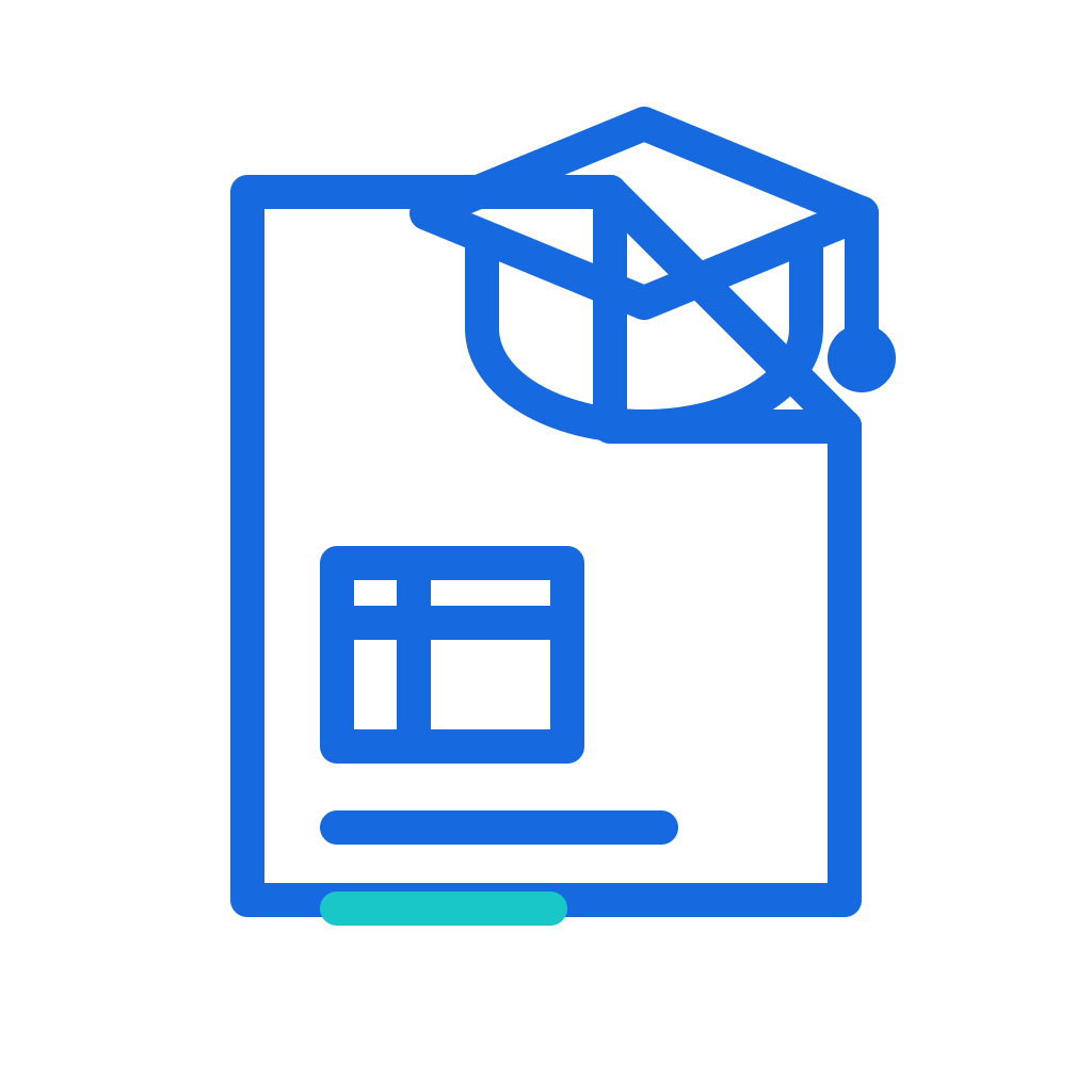 tax education line icon